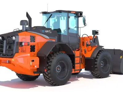 Wheel loader Hitachi ZW180-7 3D model
