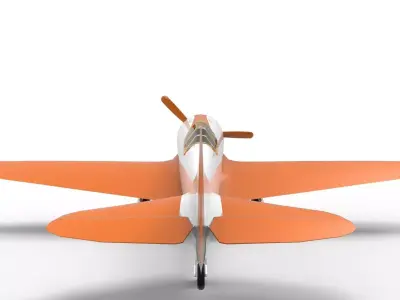 The Lavochkin La-5  Low-poly 3D model