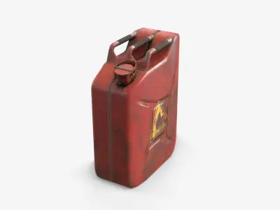 Jerrycan Asset 02 Low-poly 3D model