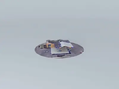 Fuel Retail station Free 3D model