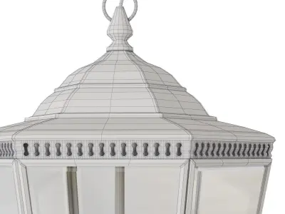 Vaughan Georgian Porch Lantern 3D model