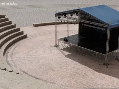  Amphitheater Stage Setup 