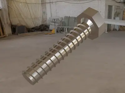 Low Poly Game Bolt Free 3D model