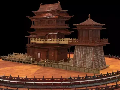 Chinese ancient palace  3D model