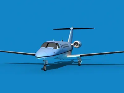 Cessna C528 Citation CJ3 V07 3D model
