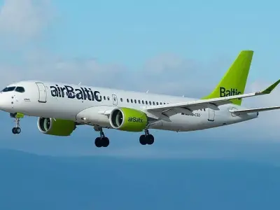 Airbus A220 3D model purchase