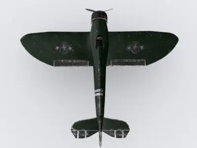 Boeing 1934 Low-poly 3D model
