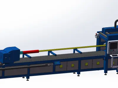  Pipe cutting machine 3D model