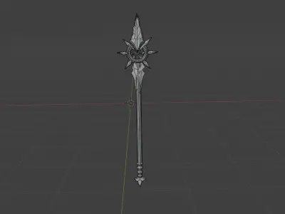 ice spear 3D model