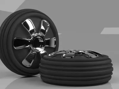 concept Tyre or tire design 3D model