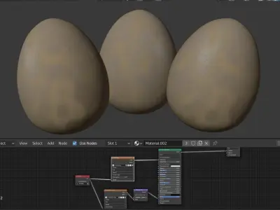 DINOSAUR EGG Low-poly 3D model
