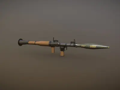 Military Weapons  Low-poly 3D model