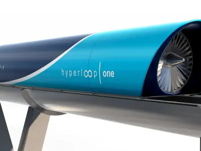 Hyperloop one XP-1 3D model