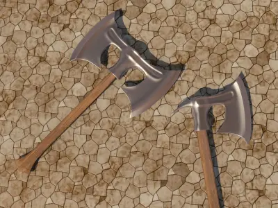 Heavy Axes 3D model