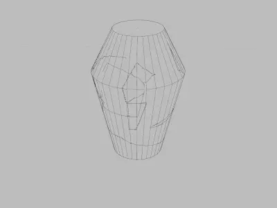 crystal in blender shading and geometry  3D model