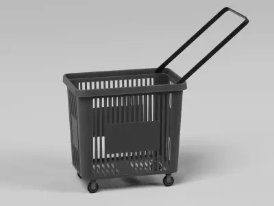 -Shopping Cart V2- 3D model