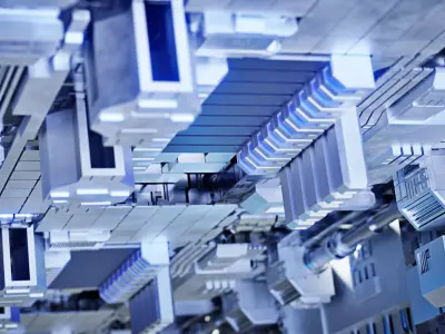 Sci-Fi Panels Looping Animation in Blender 3D model