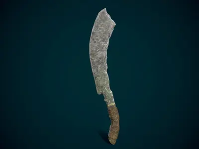 Primal Cleaver Free low-poly 3D model
