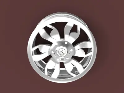 mercedez benz rim  Free 3D model