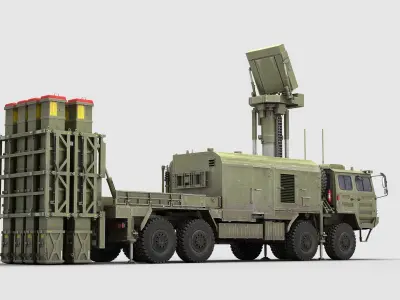 HQ 11 Air Defense and Anti-Missile System 3D model