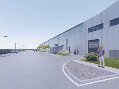 Industrial Hall 1 3D model