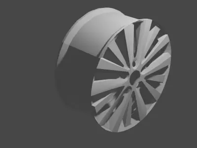 Wheel From SAAB 9-5 Free 3D model