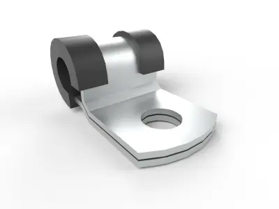 Cable Clamp M7 Low-poly 3D model