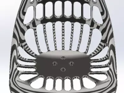 High quality 3D Bar Stool model 3D model get