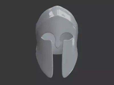 Ancient Greek Helmet 3D Printable 3D print model