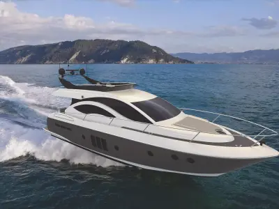 60 Foot Motor Yacht 3D model