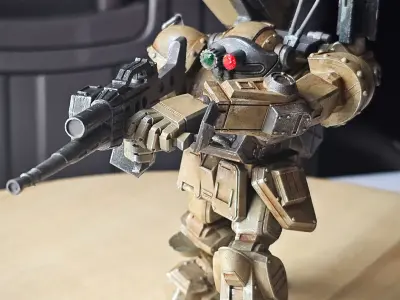 Bell Bottoms Scope Canine 120mm 3D print model