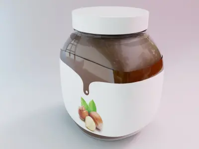 chocolate bottle Free 3D model