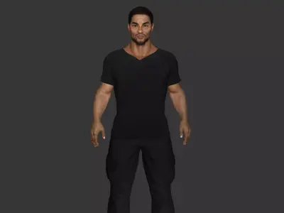 AAA REALISTIC GAME READY CHARACTER - ELITE MODERN TACTICAL MALE Low-poly 3D model