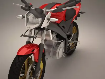 yamaha v-ixion streetfighter 3D model