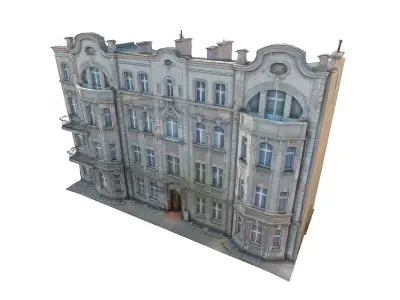 XIXth century tenement house 3D model
