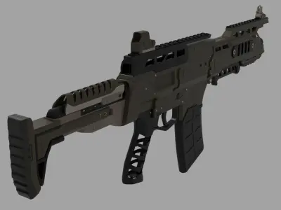 rifle gun  3D model