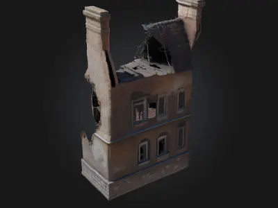 Abandoned Ruin  Echoes of a Lost Civilization 3D model