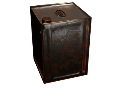 Thinner Tank 3d  Free 3D model