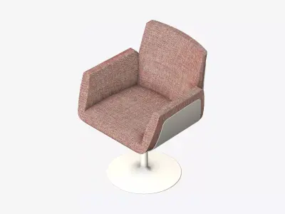 Furniture - Chair - Contemporary - Swivel Low-poly 3D model
