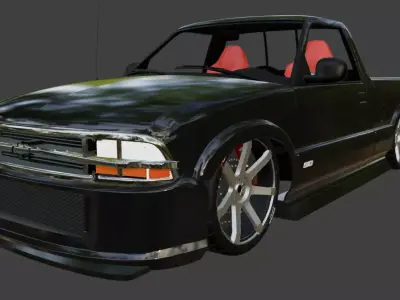 truck chevrolet s10 Free 3D model