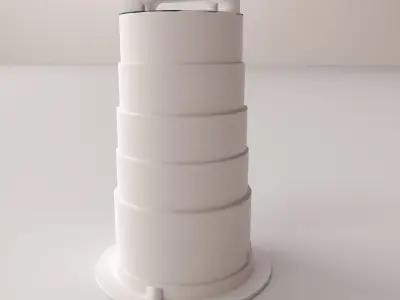 Barricade Barrel 3D model