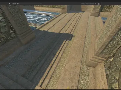 Osis Trunber Dungeon Features Low-poly 3D model