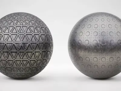 PBR Steel Part 3 Texture