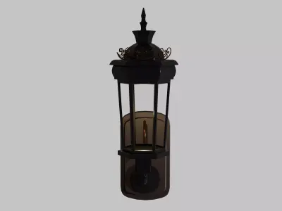 Vintage Wall Lantern 3D model