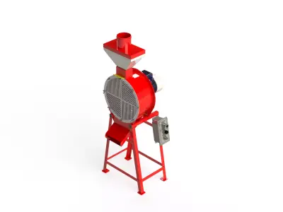 WG 4007 - STL Grain winnower 3D model