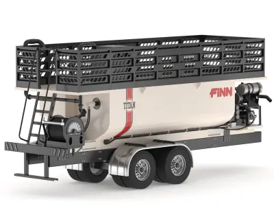 FINN HT400 Titan HydroSeeder 3D model