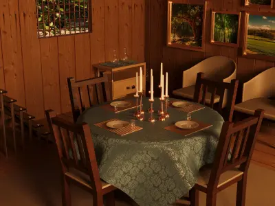 House in the Forest Free 3D model