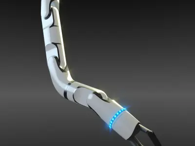 Robotic Arm Rigged 3D model purchase