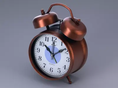 Antique clock 3D model