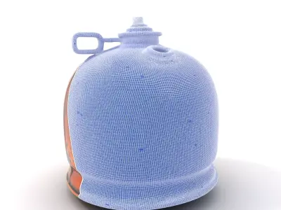 Antique Copper Jug model pack Low-poly 3D model